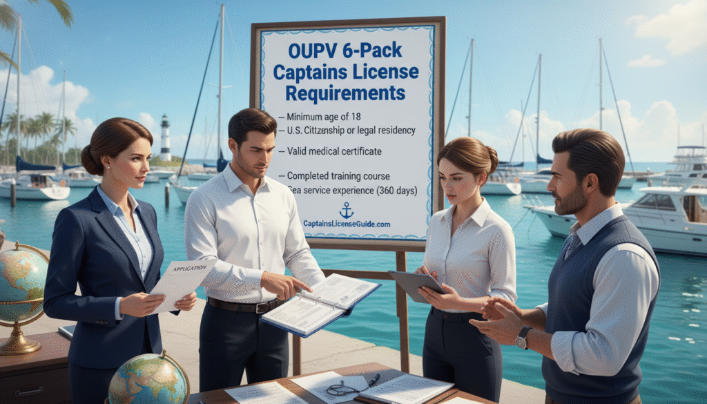 OUPV 6-Pack Captains License Requirements OUPV 6-Pack Captains License Requirements