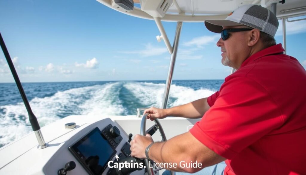 charter boat captain operating vessel on Louisiana waters