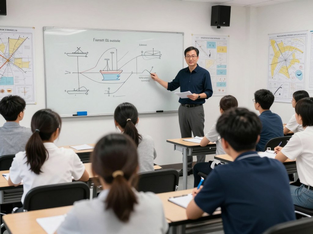 Master license upgrade course classroom instruction with Delaware maritime students Master license upgrade course classroom instruction with Delaware maritime students