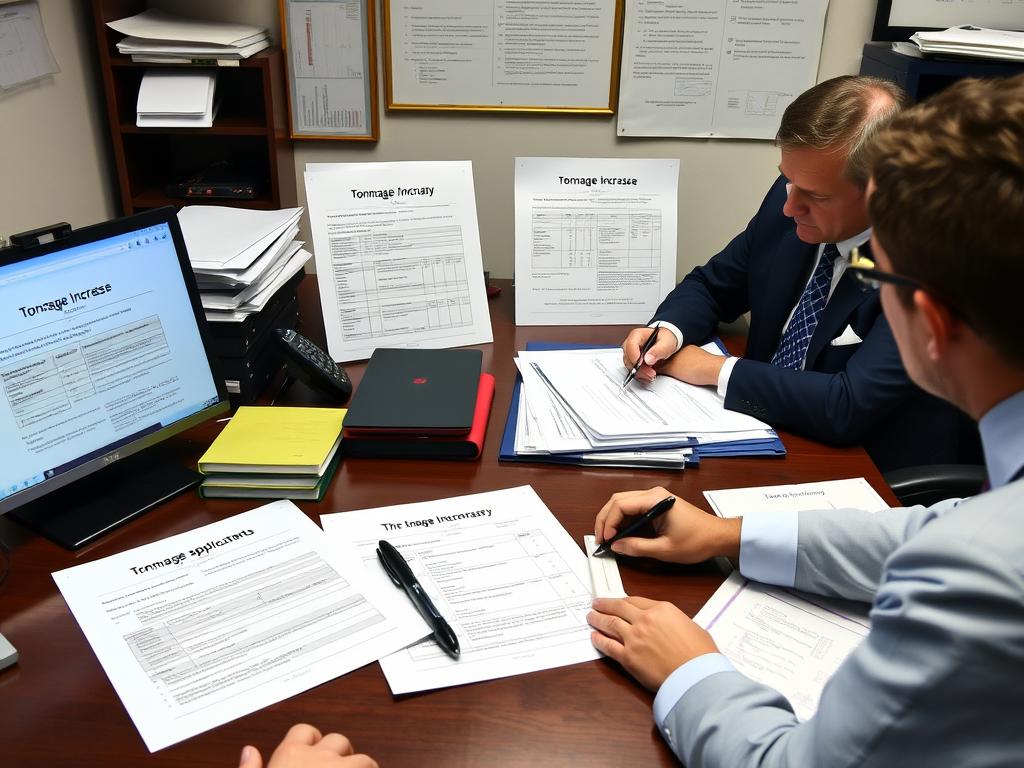 Master tonnage increase documentation assistance and sea service verification Master tonnage increase documentation assistance and sea service verification