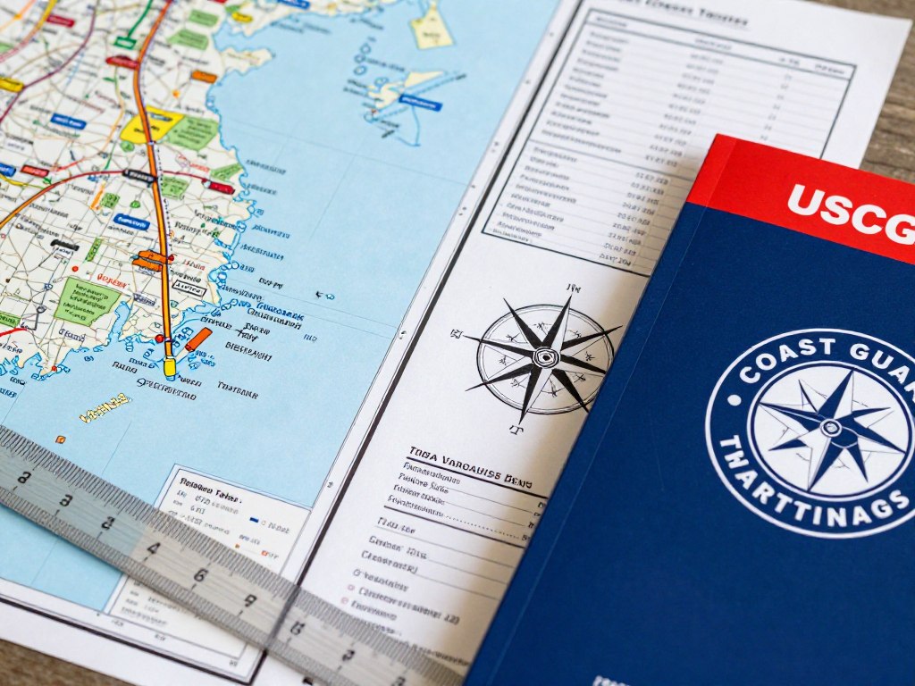 OUPV captain license training with Virginia Chesapeake Bay charts Captain's License in Virginia