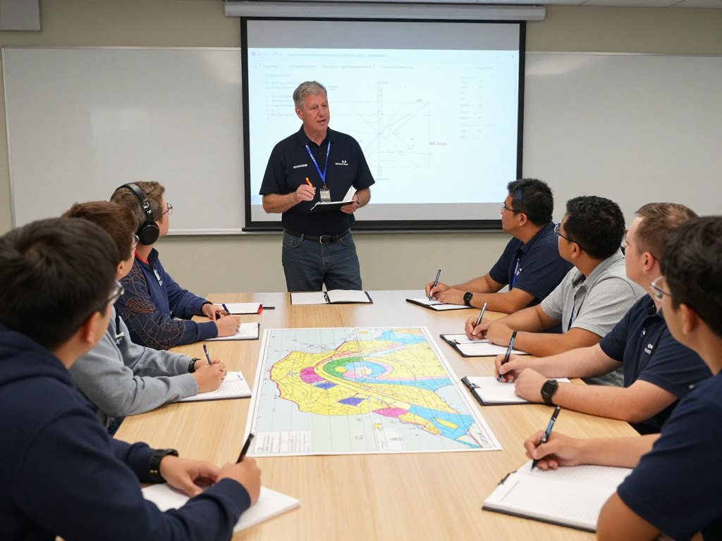 OUPV to Master upgrade course instruction with Captain Greg Metcalf teaching