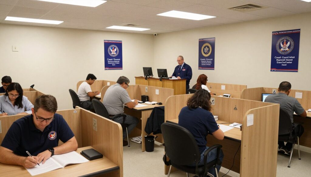 Regional Exam Center testing facility where South Carolina captains take USCG licensing examinations