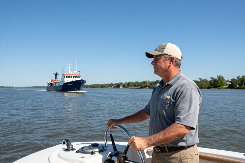 Pennsylvania captain operating charter vessel on Delaware River