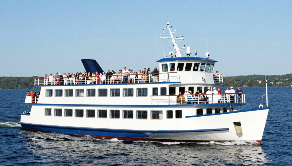 Large passenger tour vessel requiring Master license new hampshire lakes