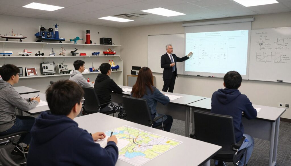 Maritime training school classroom new hampshire captain license courses