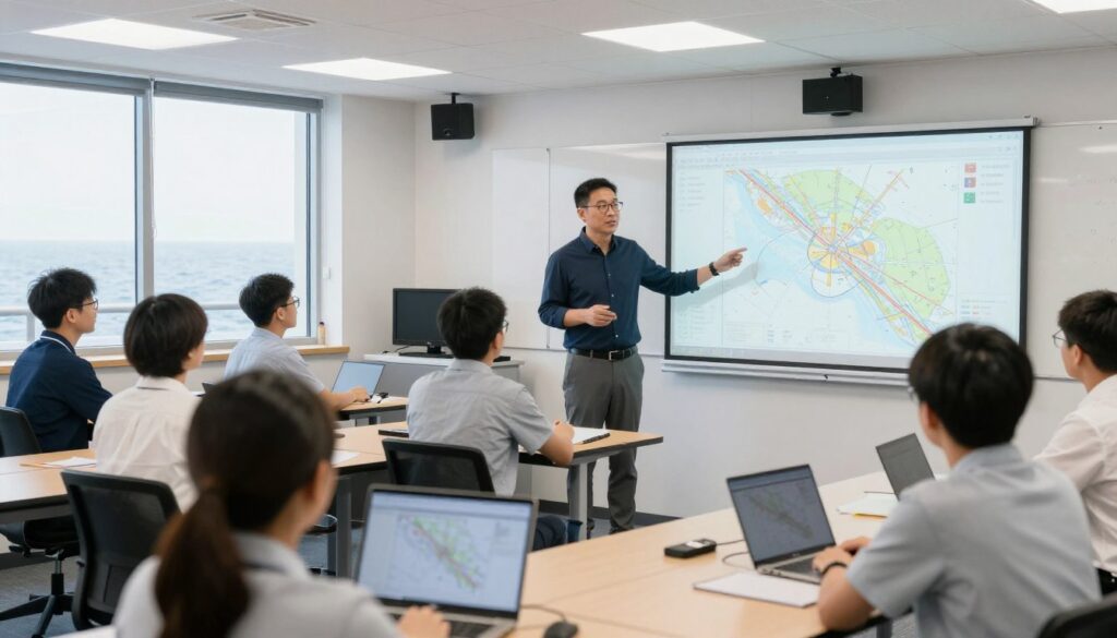 USCG approved captain training classroom session